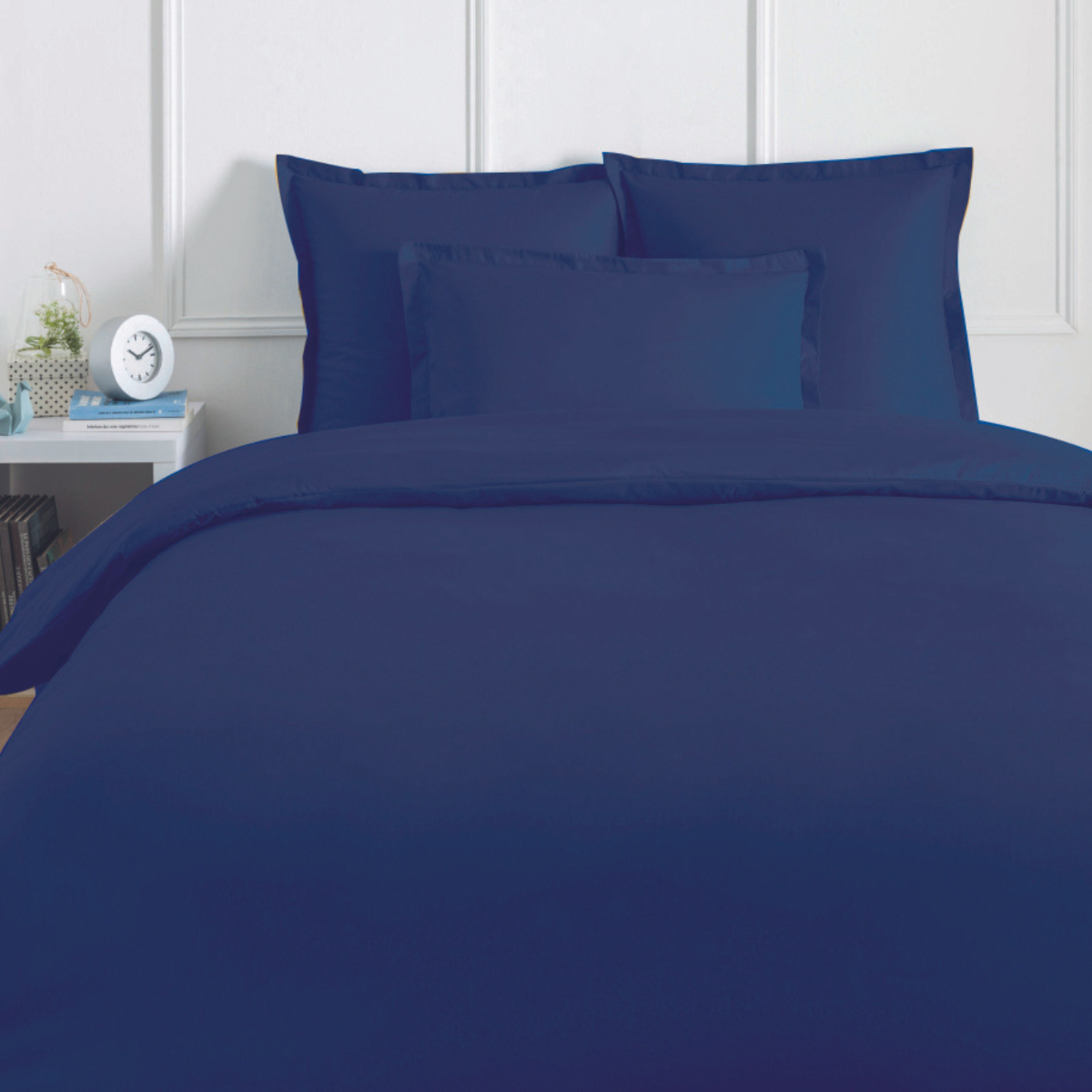 Le Roi du Matelas - Housse de couette Coton Bleu - 200x200 cm