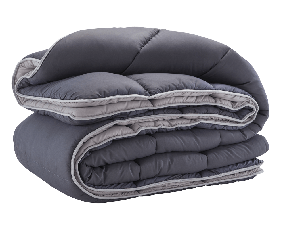Le Roi du Matelas - Couette Colors Anthracite - 220x240 cm