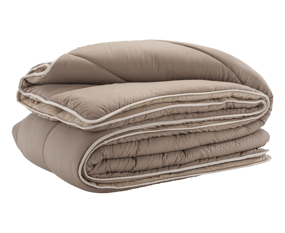 Le Roi du Matelas - Couette Colors Taupe - 220x240 cm