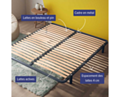 Sommier 20 lattes - 160x200 cm
