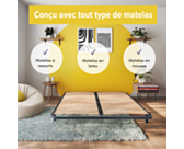 Sommier 20 lattes - 120x200 cm