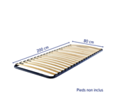 Sommier 20 lattes - 80x200 cm