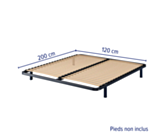 Sommier 20 lattes - 120x200 cm