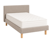 Ensemble literie Leon beige - 90x190 cm 