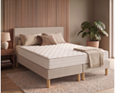 Ensemble literie Leon - beige - (x2) 80x200 cm (160x200 cm) 