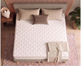 Ensemble literie Leon - beige - (x2) 70x200 cm (140x200 cm) 