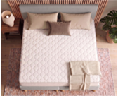 Ensemble literie Leon - gris - (x2) 70x200 cm (140x200 cm) 