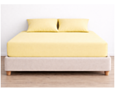 Drap-housse 100% Coton Limoncello - Bonnet 25