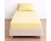 Drap-housse 100% Coton Limoncello - Bonnet 25 - 90x200 cm