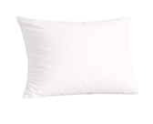 Taie d'oreiller 100% coton - Blanc - 50x70 cm 