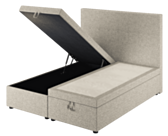 Lit Coffre Cassia Beige - 160x200 cm