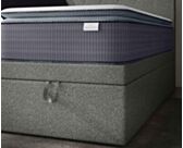 Lit Coffre Cassia Gris - 160x200 cm