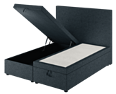 Lit Coffre Cassia Bleu - 140x200 cm