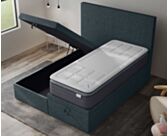 Lit Coffre Cassia Bleu - 140x200 cm