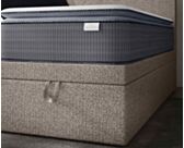 Lit Coffre Cassia Taupe - 90x200 cm