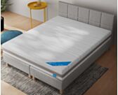 Boxspring Coventry Merlot Gris  - 90x200 cm