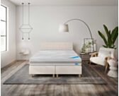 Boxspring Dayton Merlot Ecru -  180x200 cm