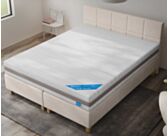 Boxspring Dayton Merlot Ecru -  140x200 cm