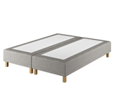 Boxspring Dayton Merlot Gris- 140x200 cm