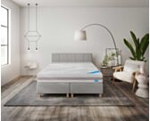 Boxspring Dayton Merlot Gris - 160x200 cm