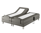 Boxspring Eton Electrique Cabernet Anthracite - 160x200 cm