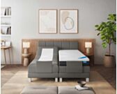 Boxspring Eton Electrique Cabernet Anthracite - 90x190 cm