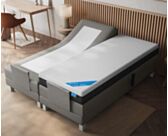 Boxspring Eton Electrique Cabernet Anthracite - 90x190 cm