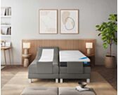 Boxspring Eton Electrique Cabernet Anthracite - 90x190 cm