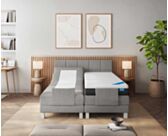 Boxspring Eton Electrique Merlot Gris - 160x200 cm