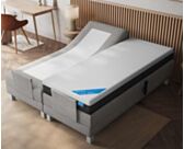 Boxspring Eton Electrique Merlot Gris - 140x190 cm