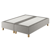 Boxspring Forbes Merlot Gris - 160x200 cm