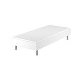 Bed German Blanc - 90x190 cm