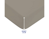 Drap-housse Coton Vison Bonnet 30 - 120x190 cm