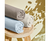 Drap-housse Coton Blanc Bonnet 30 - 180x200 cm
