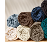 Drap-housse Coton Zinc Bonnet 30 - 70x200 cm