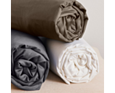 Drap-housse Coton Zinc Bonnet 30 - 90x190 cm