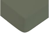 Drap-housse Coton Kaki Bonnet 25 - 120x200 cm