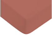 Drap-housse Coton Terracotta Bonnet 30 - 80x200 cm