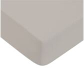 Drap-housse Percale Gris Clair Bonnet 35 - 160x200 cm