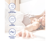 Drap-housse Coton Blanc Bonnet 25 - 160x200 cm