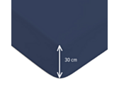 Drap-housse Coton Bleu Bonnet 30 - 120x200 cm