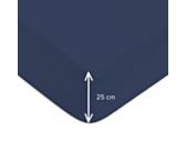 Drap-housse Coton Bleu Bonnet 25 - 90x200 cm