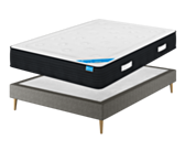 Ensemble Ebene / Cosmos Deco Gris - 180x200 cm