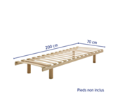 Sommier à lattes Flex Eco - 70x200 cm