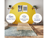 Sommier à lattes Flex Eco - 90x190 cm