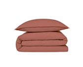 Housse de couette Coton Terracotta - 200x200 cm