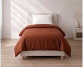 Ambiance housse de couette percale Henna - 140X200 cm
