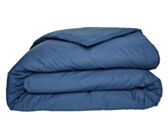 Housse de couette Coton Bleu - 140x200 cm