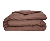 Housse de couette Coton Taupe - 240x260 cm