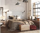 Tête de lit Kahaia Page Ashgrey 160 - H120 cm